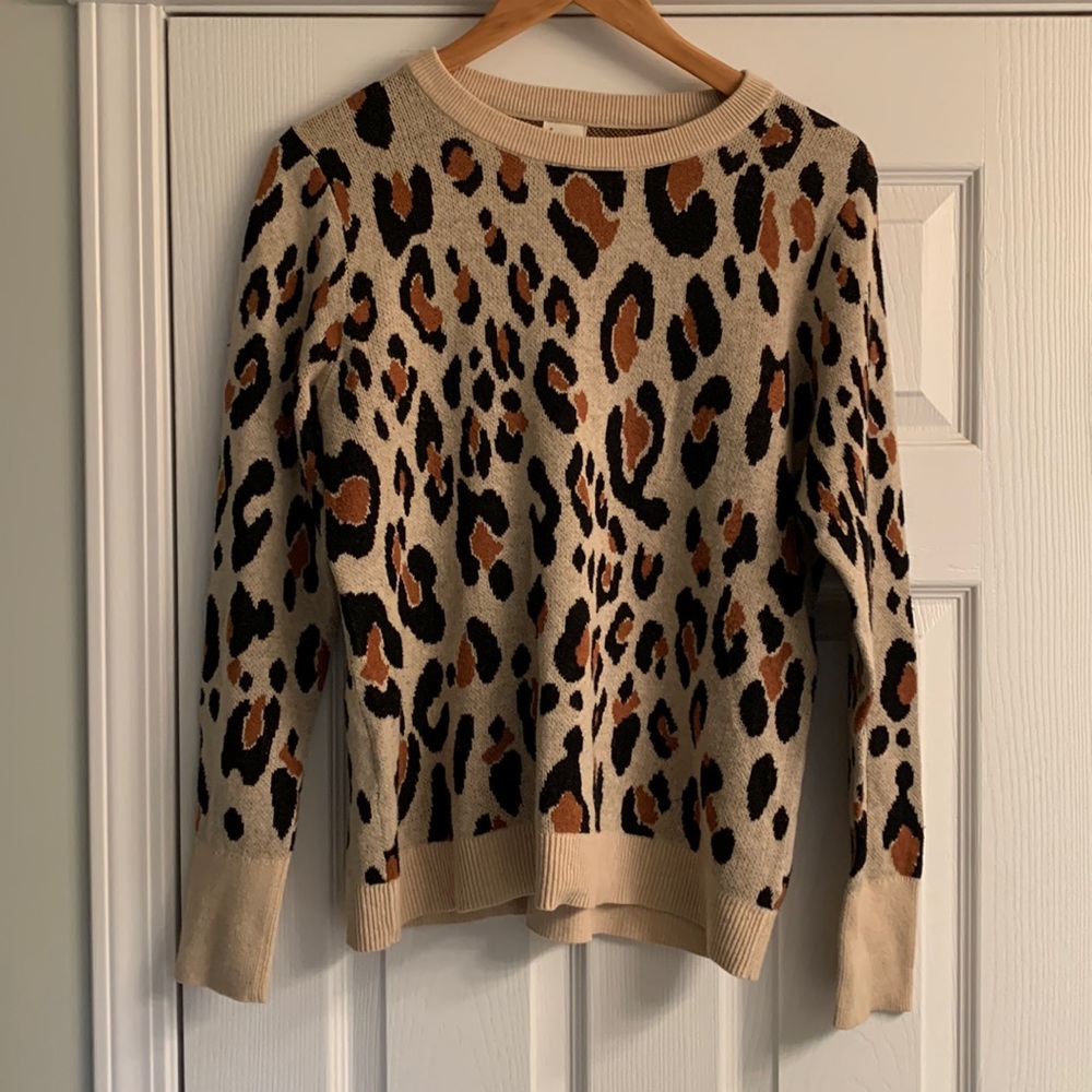 Leopard Print Sweater